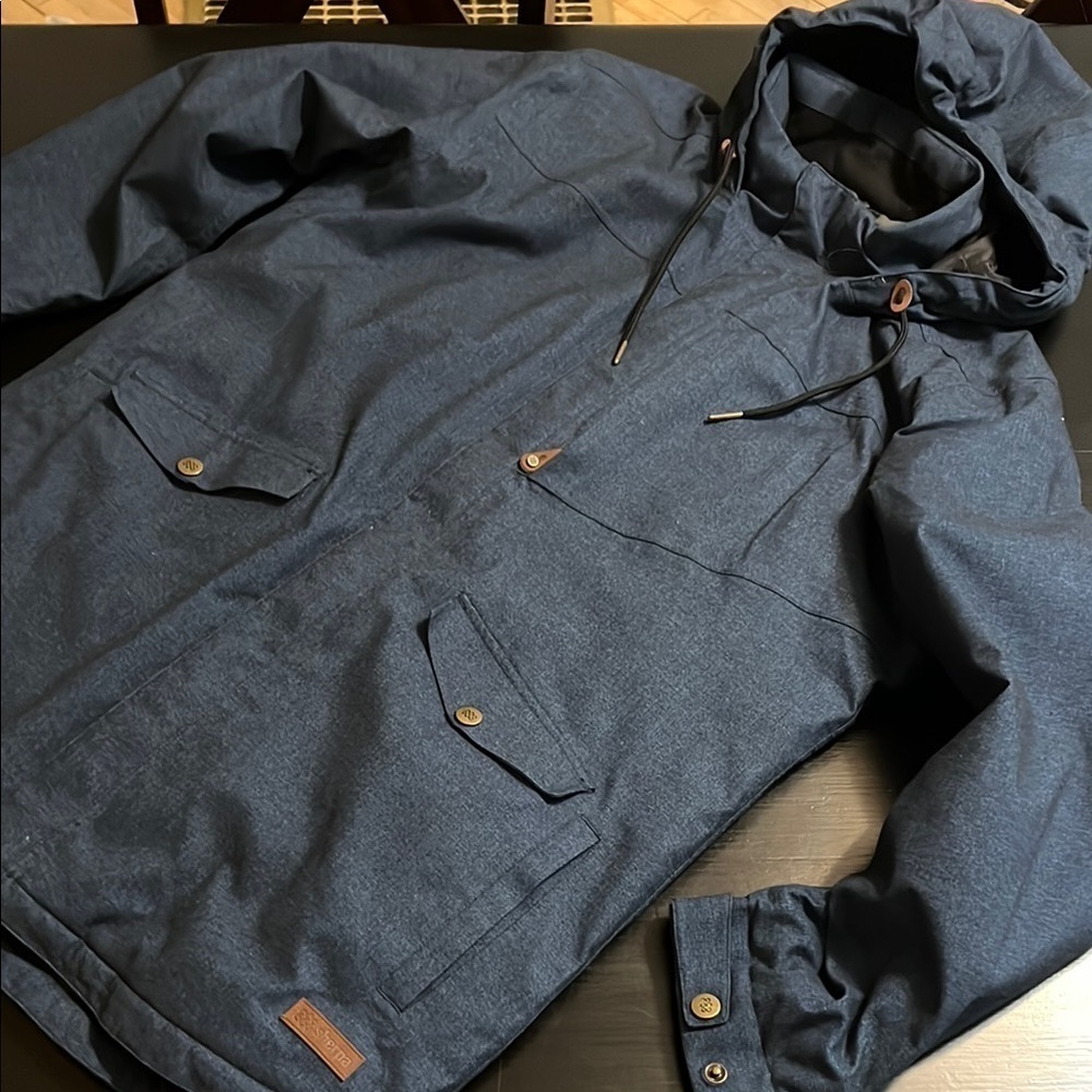 Men’s Sherpa adventure gear Jacket size large
